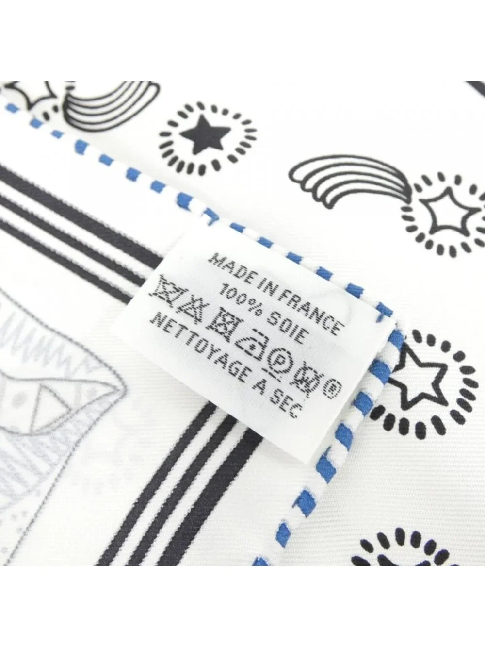 ★SOLD★ Hermes Bandana Scarf White - Picture 3 of 3
